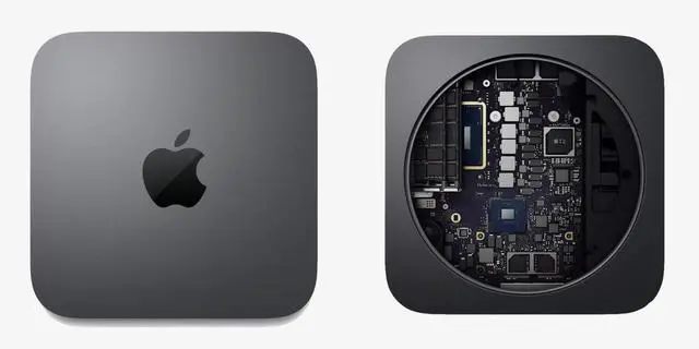Alt view image 7 of 7 - Apple Mac mini 2018 Intel Core i3 128GB SSD 16GB RAM Space Gray - Grade B-