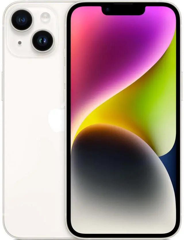 Main image of Apple iPhone 14 128GB Fully Unlocked - Starlight (Grade B-)