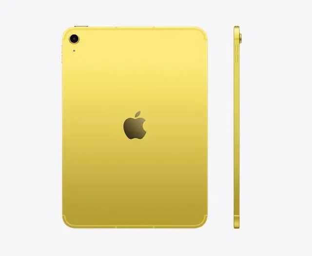 Alt view image 3 of 5 - Apple iPad 10 (10th Gen) 2022 - 10.9" - 64GB - Wi-Fi + Cellular - Yellow (Grade B+)