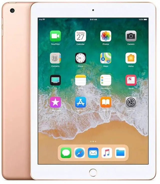 Main image of Apple iPad 6 (6th Gen) 2018 - 32GB - Wi-Fi - 9.7" - Gold (Grade B-)