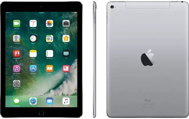 Alt view image 5 of 5 - Apple iPad Pro (1st Gen) 2016 - 256GB - Wi-Fi + Cellular - 9.7" - Space Gray - Grade B-