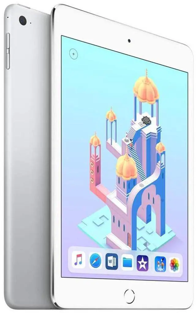 Alt view image 2 of 6 - Apple iPad mini 4 (4th Gen) 2015 - 128GB - Wi-Fi - 7.9" - Silver (Grade B-)