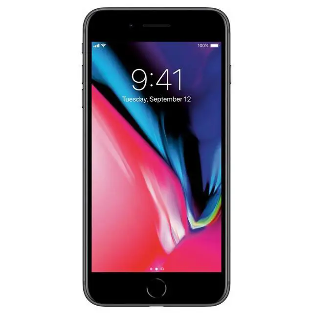Alt view image 2 of 6 - Apple iPhone 8 Plus 64GB - AT&T Locked - Space Gray (Grade B-)