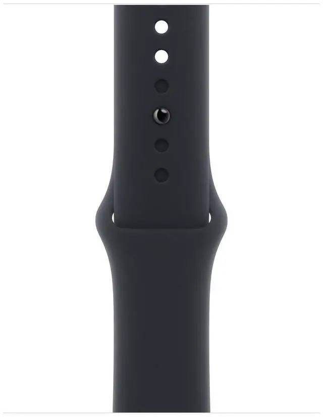 Alt view image 4 of 5 - Apple Watch Series 9 41mm (GPS) Aluminum Midnight Case with Midnight Sport Band M/L (Grade B+)