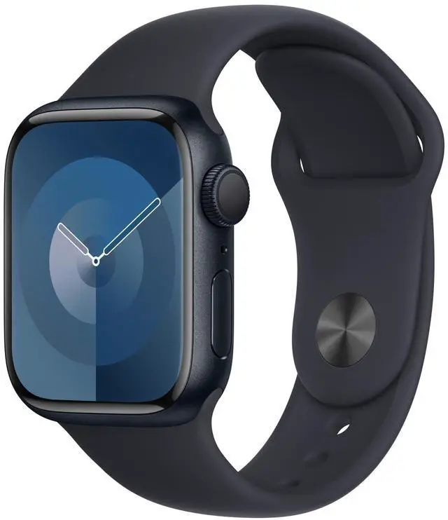 Main image of Apple Watch Series 9 41mm (GPS) Aluminum Midnight Case with Midnight Sport Band M/L (Grade B+)