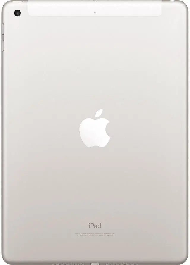Alt view image 3 of 4 - Apple iPad 5 (5th Gen) 2017 - 9.7" - 128GB - Wi-Fi + Cellular - Silver (Grade B-)