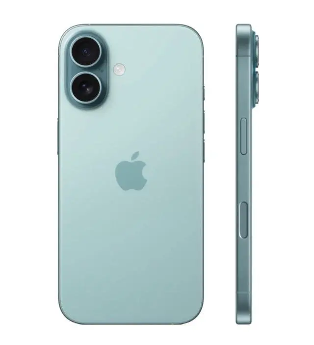 Alt view image 6 of 7 - Apple iPhone 16 128GB - Spectrum Locked - Teal (Grade A)