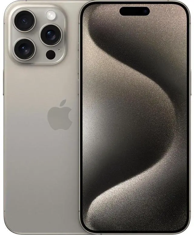 Main image of Apple iPhone 15 Pro 256GB Fully Unlocked - Natural Titanium (Grade B-)