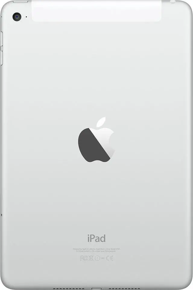 Alt view image 2 of 4 - Apple iPad mini 4 (4th Gen) 2015 - 128GB - Wi-Fi + Cellular - 7.9" - Silver (Grade B+)