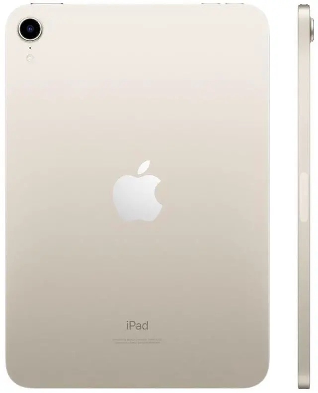 Alt view image 4 of 5 - Apple iPad Mini 6 (6th Gen) 2021 - 64GB - Wi-Fi - 8.3" - Starlight (Grade B-)
