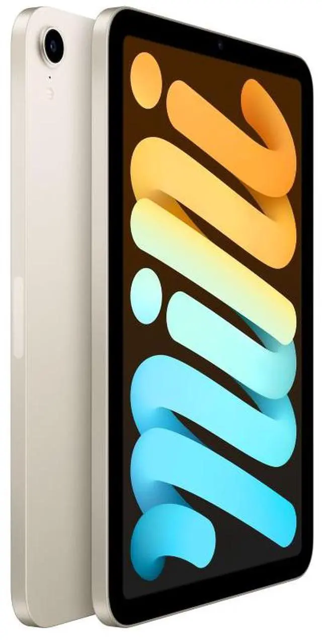 Alt view image 2 of 5 - Apple iPad Mini 6 (6th Gen) 2021 - 64GB - Wi-Fi - 8.3" - Starlight (Grade B-)