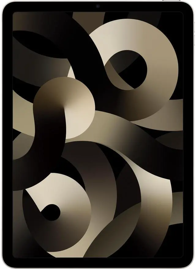 Alt view image 2 of 5 - Apple iPad Air 5 (5th Gen) 2022 - 64GB - 10.9" - Wi-Fi - Starlight (Grade B-)