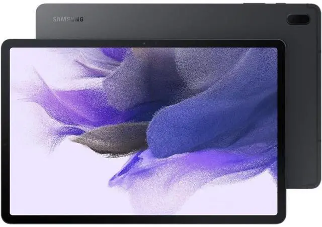 Main image of Samsung Galaxy Tab S7 FE - 64GB - 12.4 Inch - Wi-Fi + Cellular (Verizon Unlocked) - Mystic Black (Grade B+)