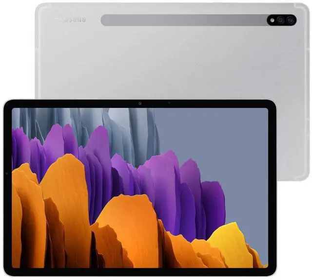 Main image of Samsung Galaxy Tab S7+ Plus - 128GB - 12.4 Inch - Wi-Fi - Mystic Silver (Grade B+)