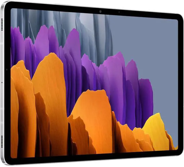 Alt view image 2 of 6 - Samsung Galaxy Tab S7+ Plus - 128GB - 12.4 Inch - Wi-Fi - Mystic Silver (Grade B+)