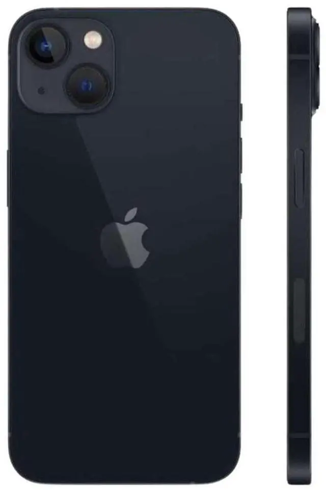 Alt view image 3 of 5 - Apple iPhone 13 128GB - AT&T Locked - Midnight (Grade B+)