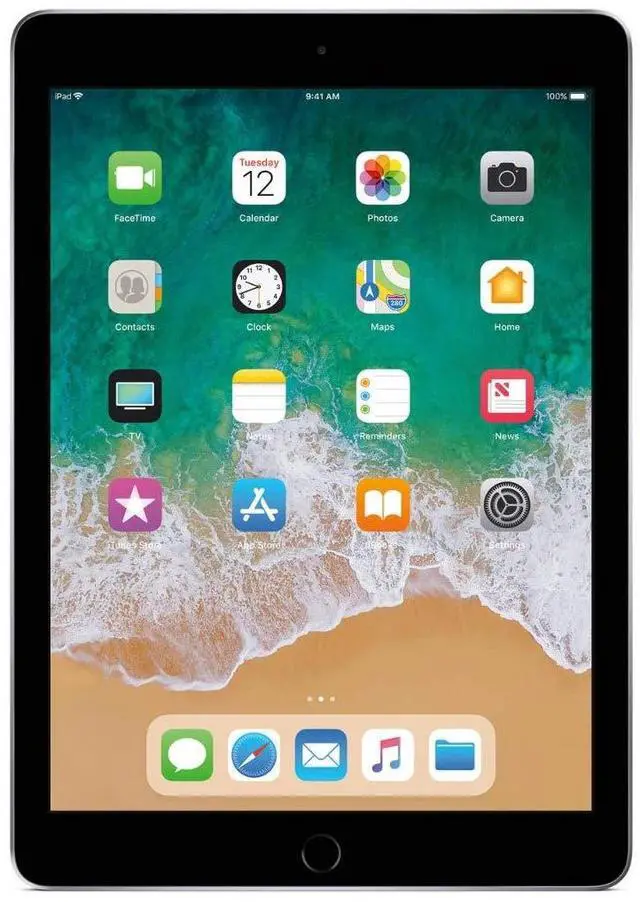Alt view image 2 of 4 - Apple iPad 5 (5th Gen) 2017 - 9.7" - 128GB - Wi-Fi + Cellular - Space Gray (Grade B+)
