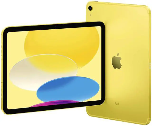 Alt view image 4 of 4 - Apple iPad 10 (10th Gen) 2022 - 10.9" - 256GB - Wi-Fi + Cellular - Yellow (Grade B+)