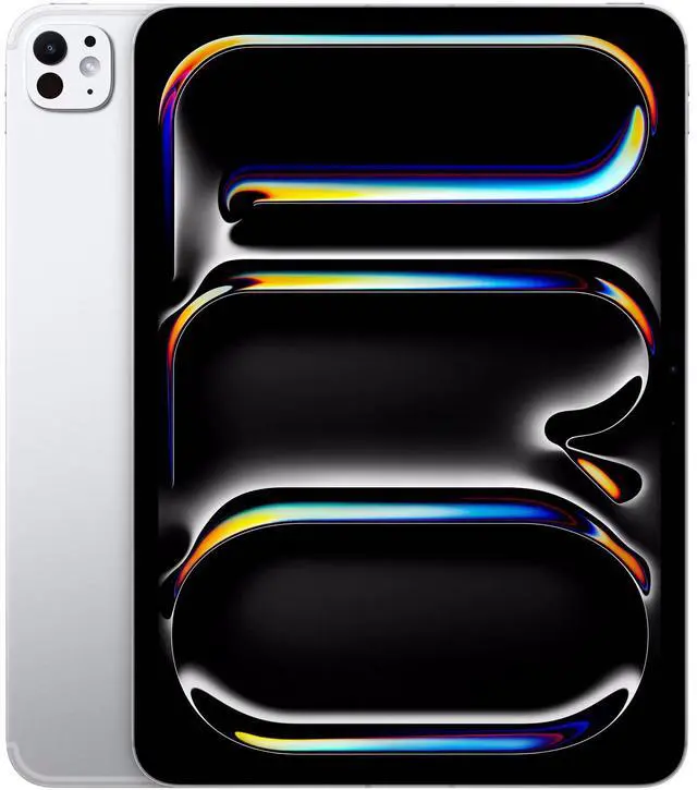 Main image of Apple iPad Pro 5 (2024) - 1TB - Silver - Wi-Fi + Cellular - 11 Inch - Nano Texture Glass (Grade A)