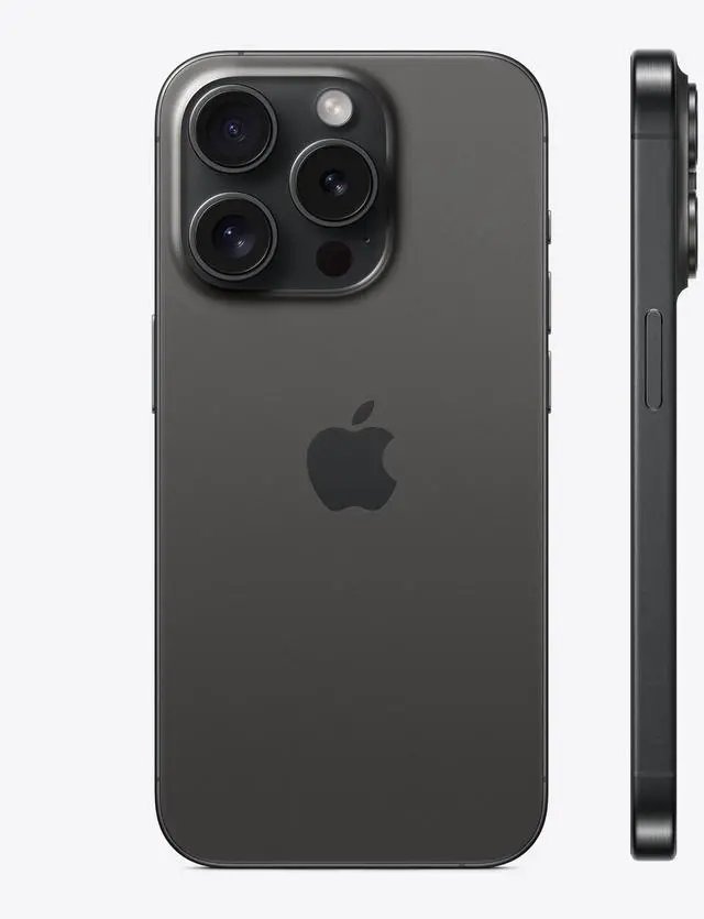 Alt view image 3 of 6 - Apple iPhone 15 Pro 512GB Fully Unlocked - Black Titanium (Grade B+)