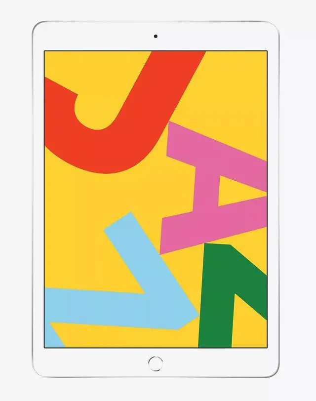 Alt view image 3 of 6 - Apple iPad 7 (7th Gen) 2019 - 32GB - Wi-Fi + Cellular - 10.2" - Silver (Grade B-)