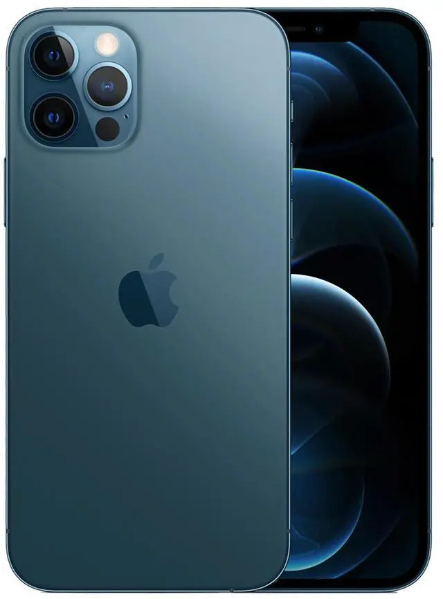 Alt view image 2 of 5 - Apple iPhone 12 Pro 256GB Fully Unlocked - Pacific Blue (Grade B-)