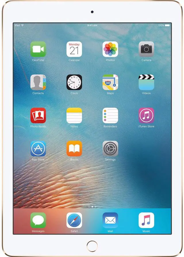 Alt view image 2 of 5 - Apple iPad 6 (6th Gen) 2018 - 128GB - Gold - Wi-Fi + Cellular - 9.7 Inch (Grade B-)