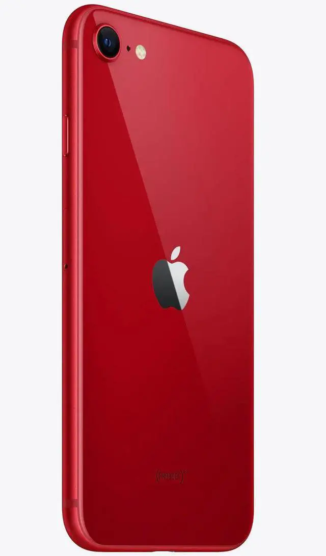 Alt view image 2 of 4 - Apple iPhone SE Gen 3 (2022) 64GB Fully Unlocked - Red (Grade B-)