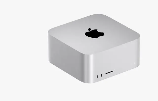 Alt view image 2 of 5 - Apple Mac Studio (2022) - Apple M1 Ultra 20-core CPU 64-core GPU 128GB RAM 2TB SSD - Silver (Grade A)