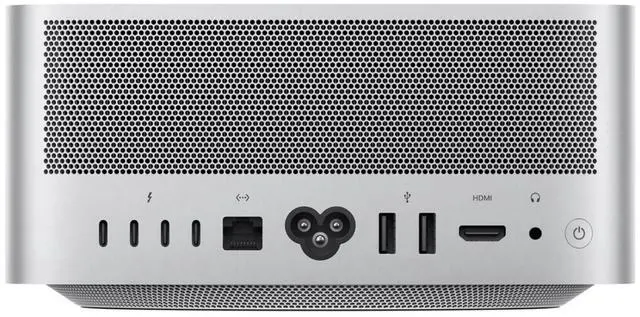 Alt view image 4 of 5 - Apple Mac Studio (2022) - Apple M1 Ultra 20-core CPU 64-core GPU 64GB RAM 2TB SSD - Silver (Grade A)