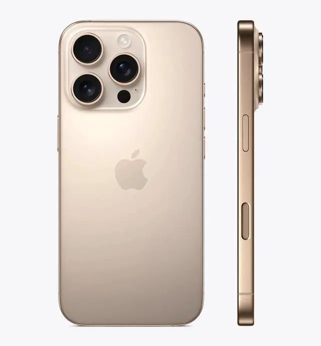 Alt view image 4 of 7 - Apple iPhone 16 Pro 1TB Fully Unlocked - Desert Titanium (Grade B-)