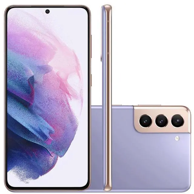 Alt view image 6 of 6 - Samsung Galaxy S21 5G (G991U) 128GB Fully Unlocked - Phantom Violet (Grade B+)