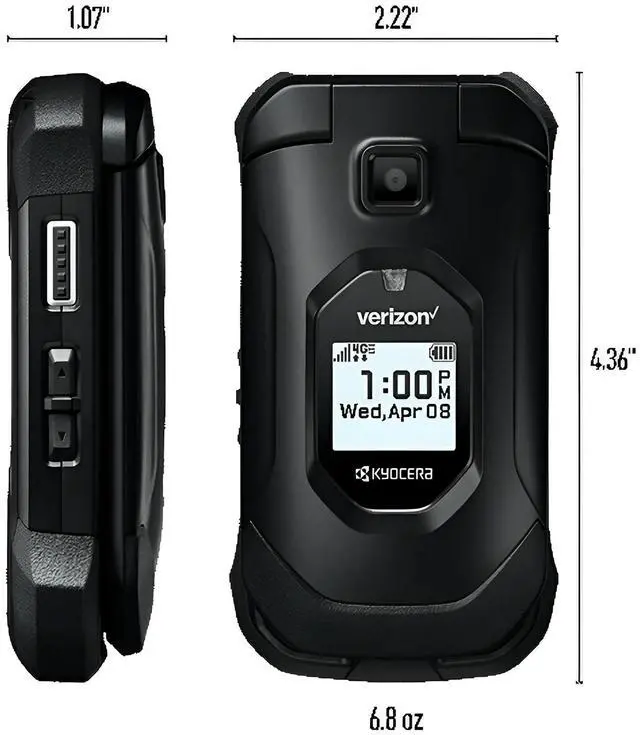 Alt view image 2 of 4 - Kyocera DuraXV Extreme E4810 16GB - Verizon Locked - Black (Grade B+)