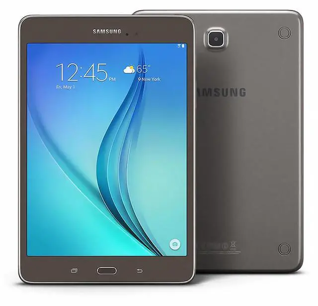 Main image of Samsung Galaxy Tab A SM-T350 (2015) 8-Inch 16GB Tablet - Smoky Titanium (Grade B-)