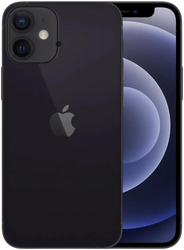 Alt view image 4 of 6 - Apple iPhone 12 256GB Fully Unlocked - Black (Grade B-)