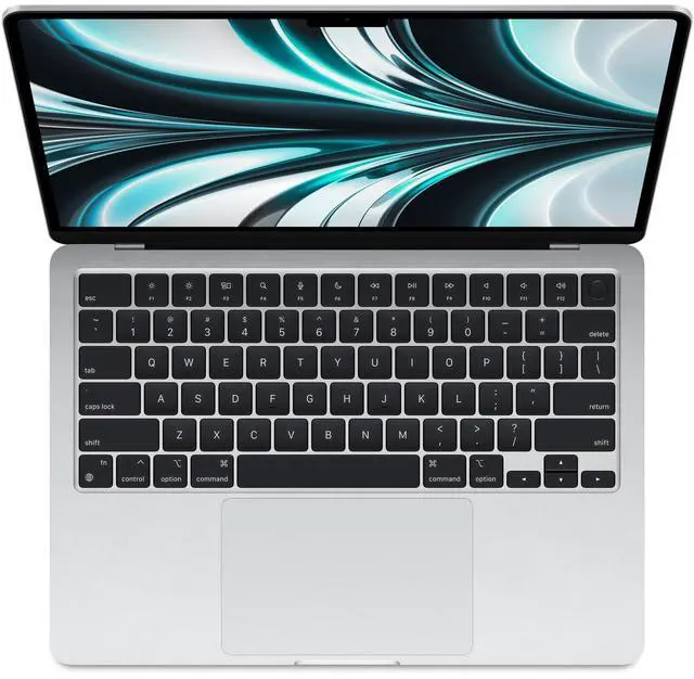 Alt view image 2 of 5 - Apple MacBook Air 13.6-inch (2022) Apple M2 Chip: 8-Core CPU/8-Core GPU - 512GB SSD - 16GB RAM - Silver (Grade A)