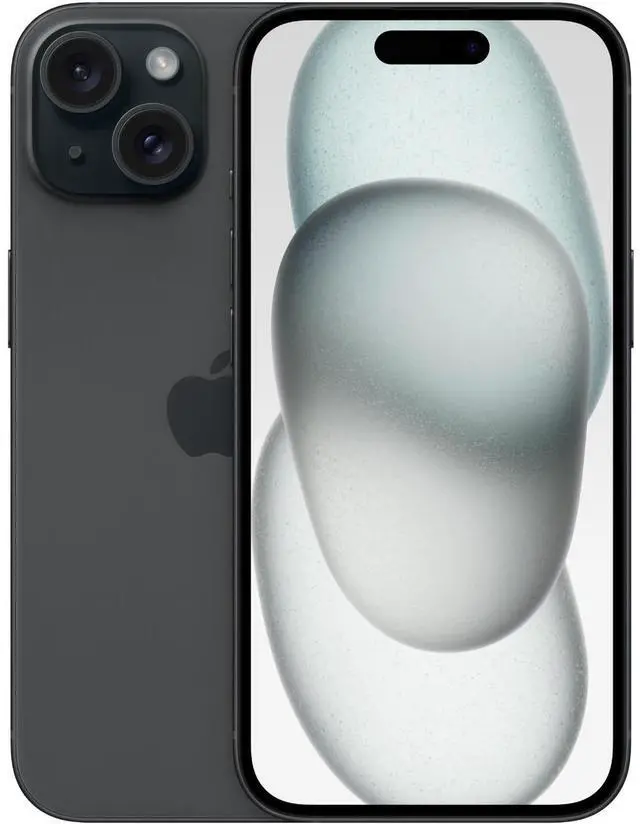 Main image of Apple iPhone 15 128GB - Verizon Locked - Black (Grade B+)