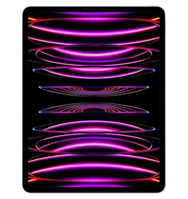 Alt view image 3 of 5 - Apple iPad Pro 6 (2022) 12.9" M2 - 256GB - Wi-Fi + Cellular - Space Gray (Grade B-)