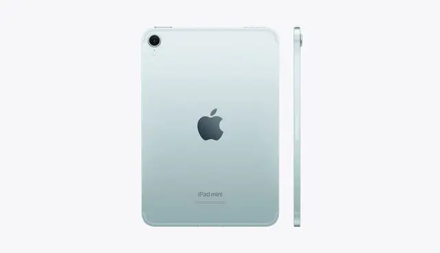 Alt view image 3 of 5 - Apple iPad Mini 7 (2024) 8.3" - 128GB - Wi-Fi + Cellular - Blue (Grade A)