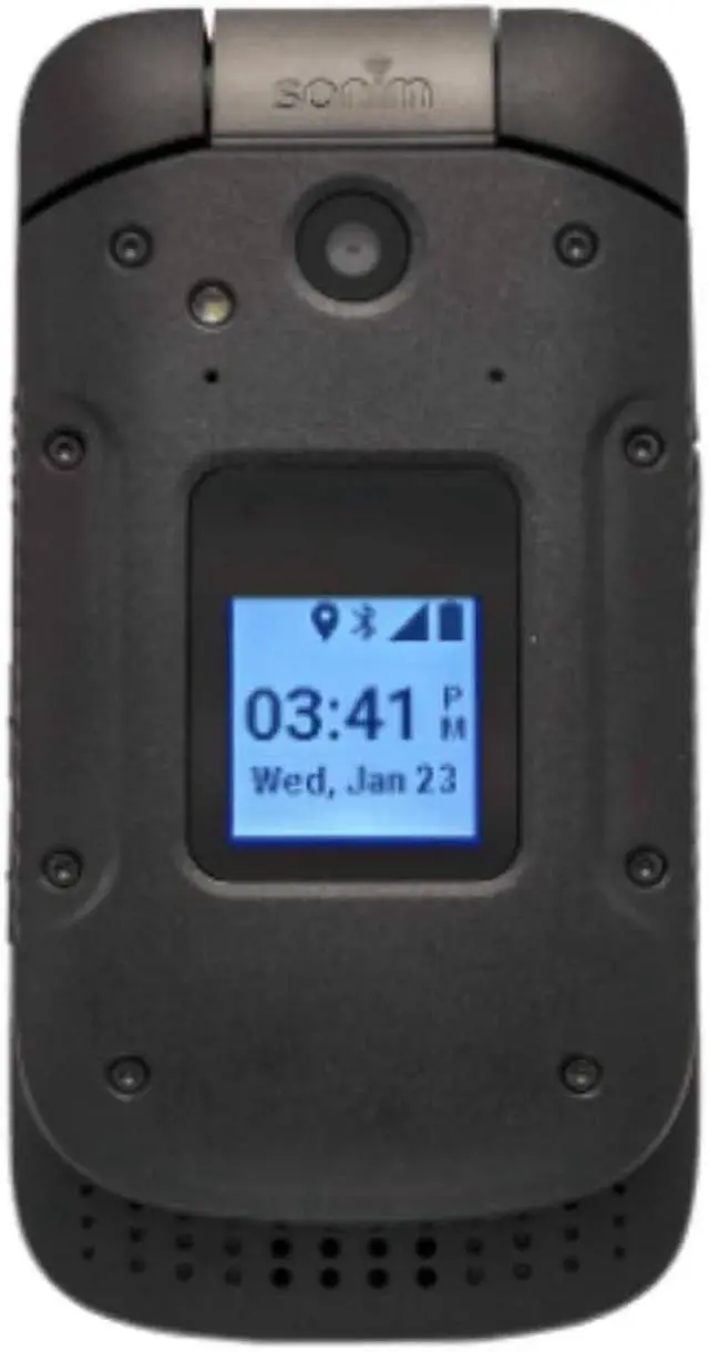 Alt view image 2 of 3 - Sonim XP3 XP3800 8GB No Camera Rugged Flip Phone - Verizon Locked - Black (Grade A)