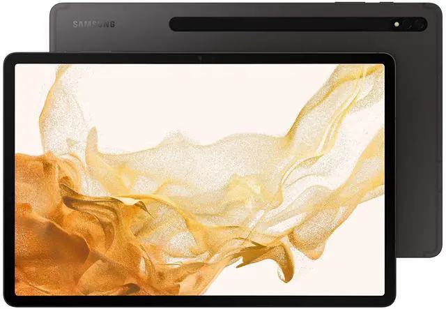 Main image of Samsung Galaxy Tab S8+ Plus (2022) - 128GB - Graphite - Wi-Fi + Cellular (Verizon Locked) - 12.4 Inch (Grade B-)