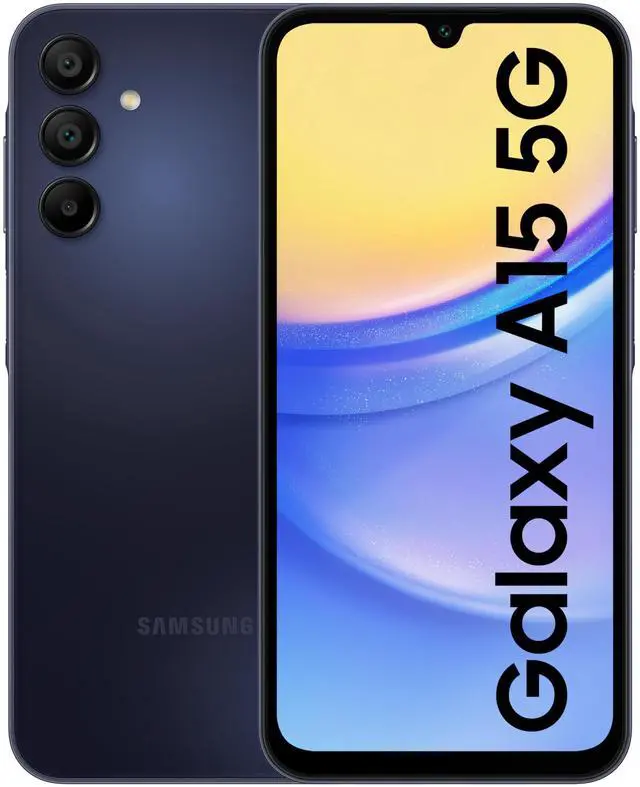 Main image of Samsung Galaxy A15 A156U 5G 128GB Fully Unlocked - Blue Black (Grade B-)