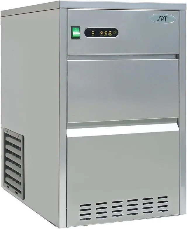 Alt view image 2 of 2 - Sunpentown IM-1109C 110 lbs Automatic Stainless Steel Ice Maker