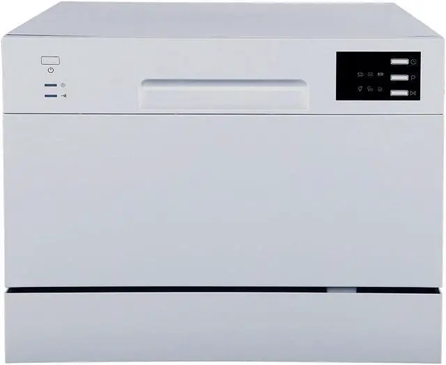 Alt view image 2 of 4 - Countertop Dishwasher with Delay Start & LED - Silver
