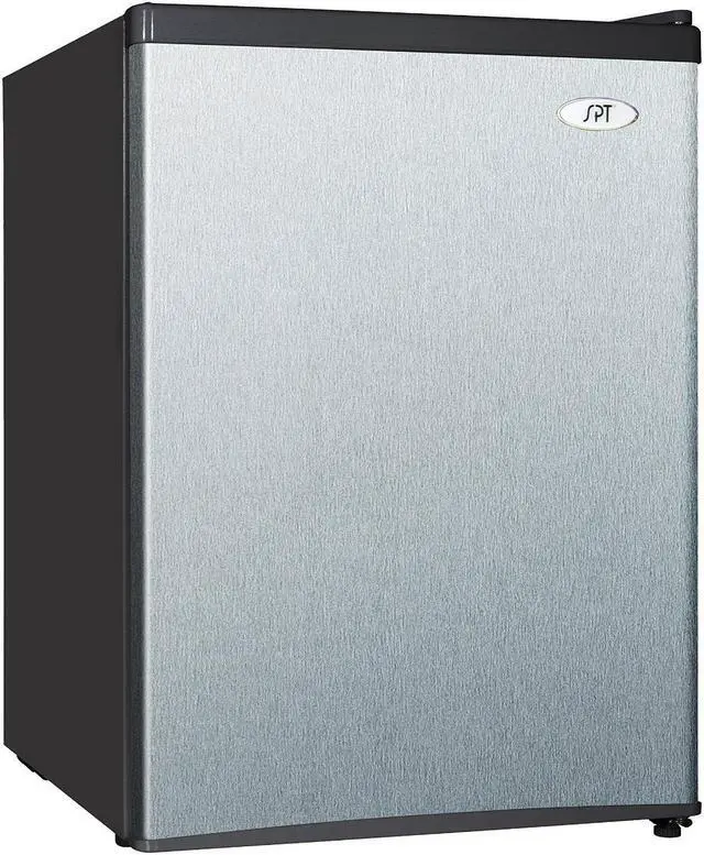 Alt view image 9 of 12 - SUNPENTOWN RF-244SS 2.4 cu.ft. Compact Refrigerator in Stainless Steel - Energy Star