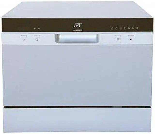 Alt view image 8 of 9 - Kitchen Appliance Countertop Dishwasher with Delay Start in Silver
