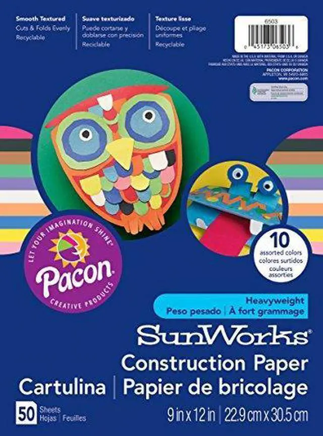 Alt view image 6 of 11 - SUNWORKS CONSTRUCTION PAPER ASSORTED 9X12