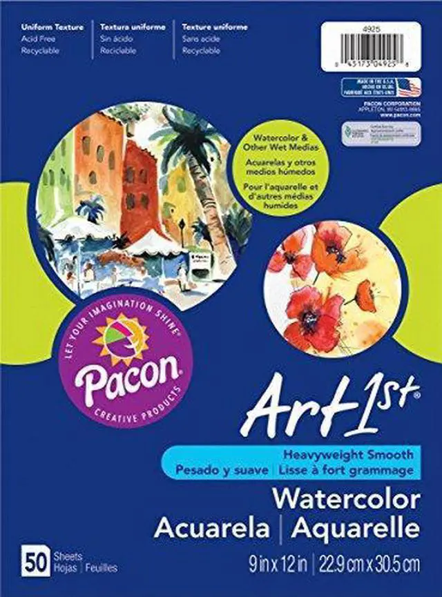 Alt view image 5 of 5 - Art1st 4925 Fine Art Paper 9" x 12" - Recycled - Vellum - 50 / Pack - White