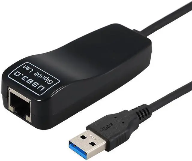 Main image of USB to Ethernet Adapter USB 3.0 to Gigabit Ethernet Network Converter for 10/100/1000 Gigabit Ethernet for Mac Windows pc laptop