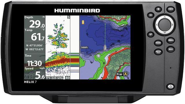 Alt view image 7 of 7 - Humminbird Helix 7 Chirp GPS G2N; Basemap; Card Format = Micro SD